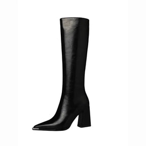 Bota Feminina elegante Formal Longa